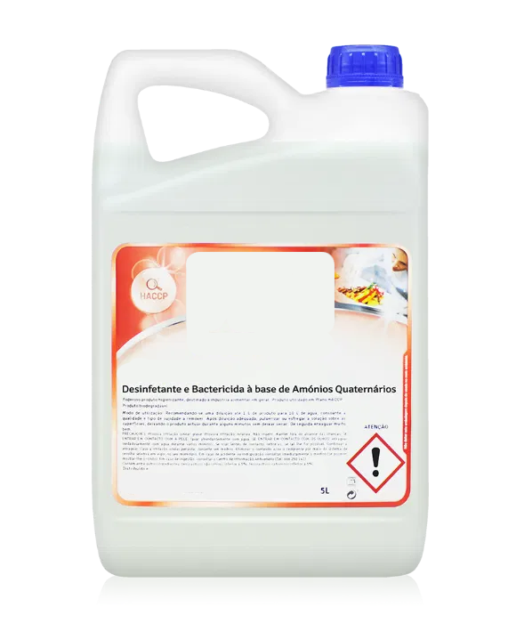 Desinfetante e Bactericida de Superfícies (Amónios Quaternários) - Embalagem 5L