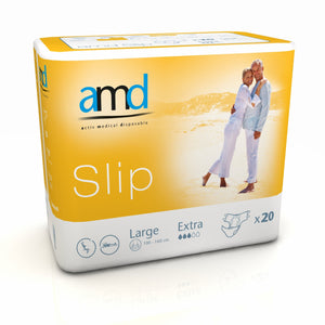 Fraldas AMD - Slip Extra - Tamanho L - 20 unidades