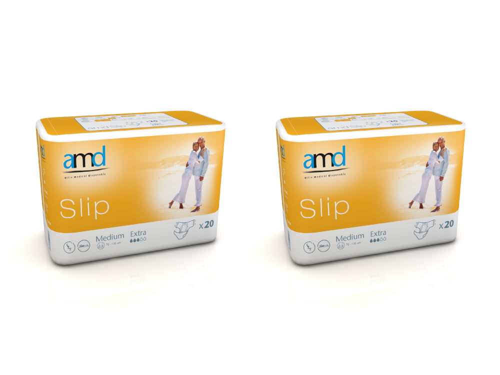 Adult Diapers AMD - Slip Extra - Size M - 40 Units