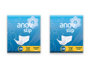 Adult Diapers Anov Slip Normal - Size L - 80 Units
