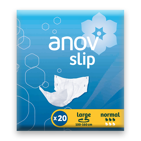 Adult Diapers Anov Slip Normal - Size L - 20 Units
