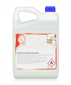 Álcool Gel - Desinfetante de Mãos (Base Alcoólica) - Embalagem 5L