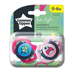 Tommee Tippee - Fun Style 3 Pacifiers 0-6 Months - 2 Units
