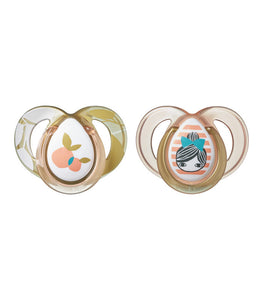 Tommee Tippee - Fashion Pacifiers 6-18 Months Girl - 2 Units