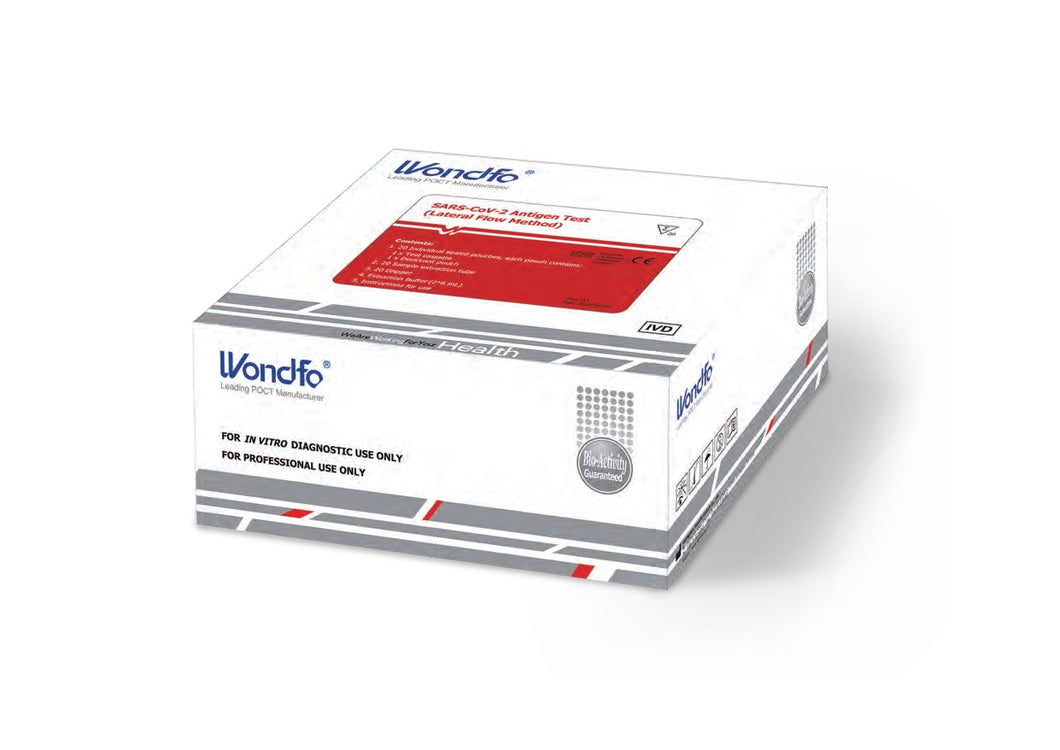 COVID-19 Antigen Rapid Tests (Swab) - Box of 20 units