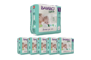 Bambo Nature Diapers 1 XS 2-4Kg - 132 units