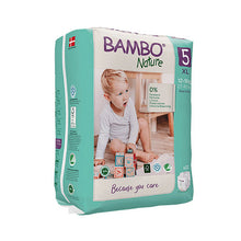 Load image into Gallery viewer, Diapers Bambo Nature 5 XL 12-18Kg - 22 Units
