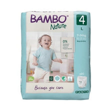 Load image into Gallery viewer, Pull-up Pants Bambo Nature 4 L 7-14Kg - 100 units
