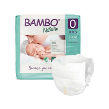 Load image into Gallery viewer, Diapers Bambo Nature 0 Premature - 24 units
