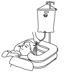 Inflatable Portable "Head Wash" Basin