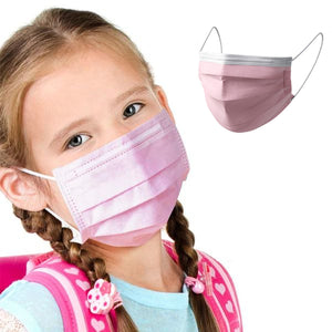 Pack of 250 Disposable Pink Masks *Kids*