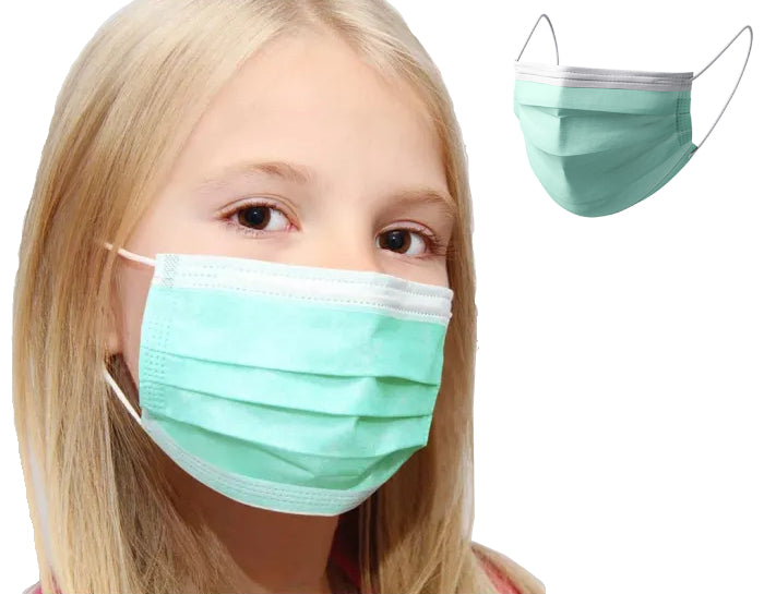 Pack of 5000 Disposable Green Masks *Kids*