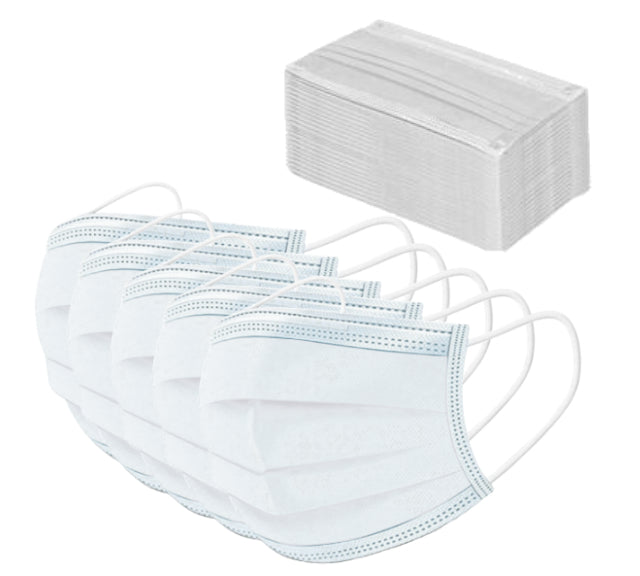 Pack of 15000 Disposable White Masks