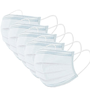 Pack of 5000 Disposable White Masks