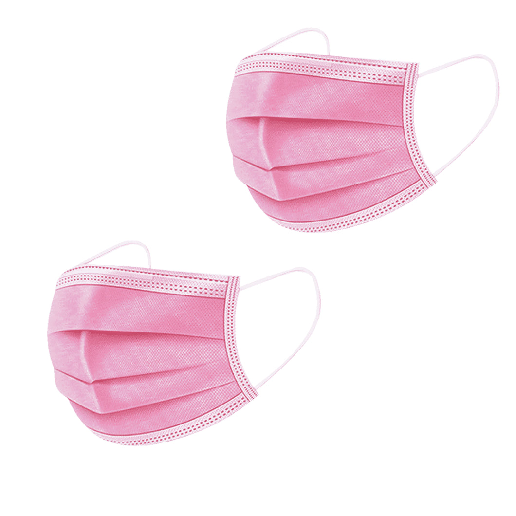 Pack of 250 Disposable Pink Masks