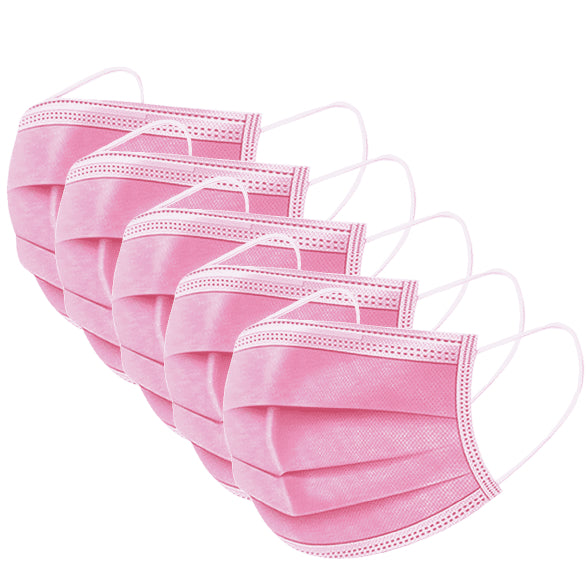 Pack of 5000 Disposable Pink Masks