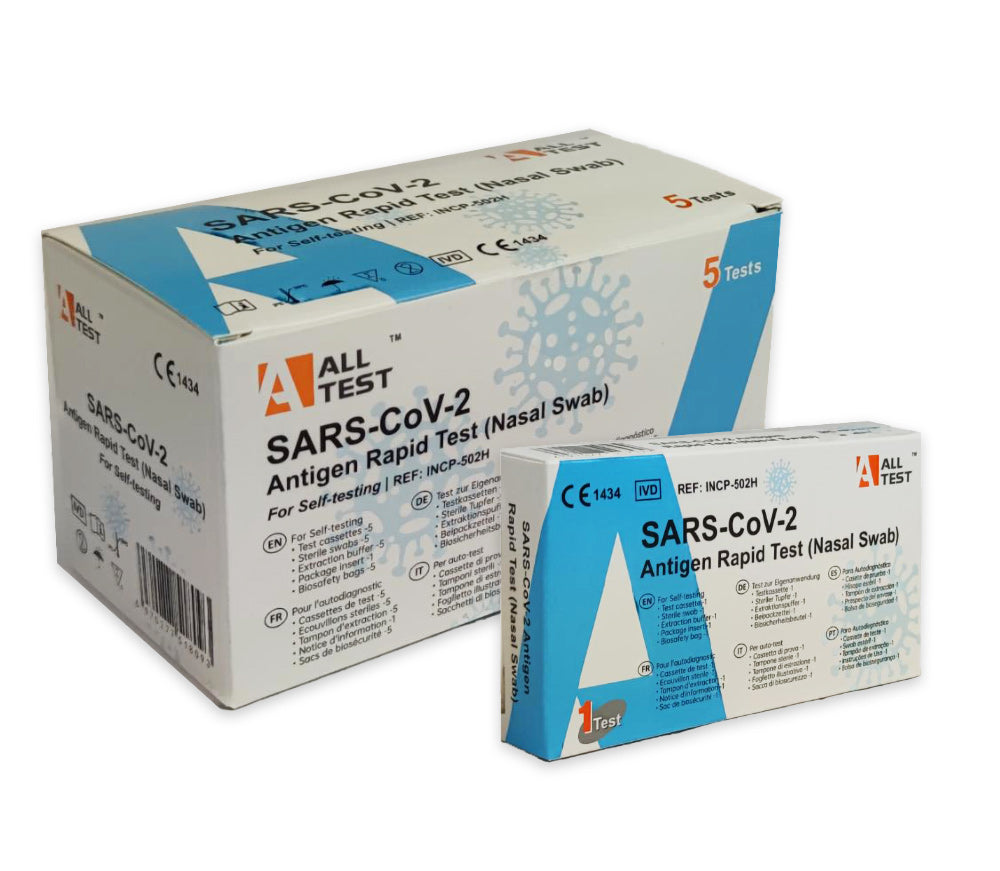 COVID-19 Antigen Rapid Tests (Swab) - Alltest - 25 units (Free Shipping)