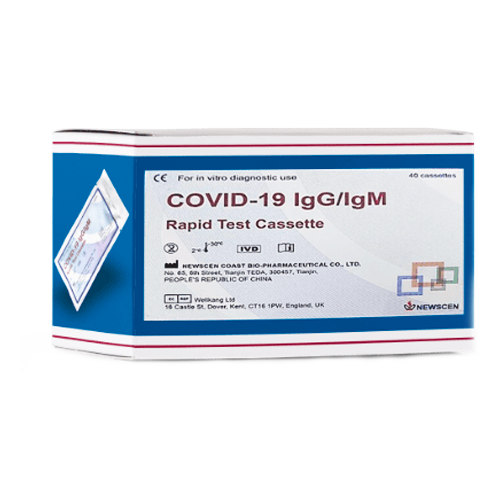 Testes Rápidos COVID-19 IgG/IgM - Caixa com 40 unidades