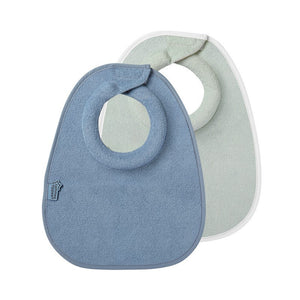 Tommee Tippee Comfeefit - Babetes para amamentação reversíveis, pack de 2 (Azul)