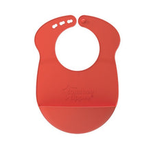 Load image into Gallery viewer, Tommee Tippee - Silicone Roll n Go Orange Bib
